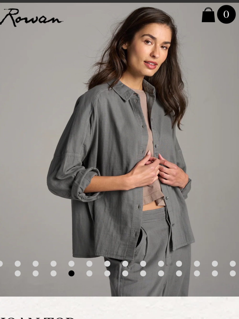 Rowan Joan top size small